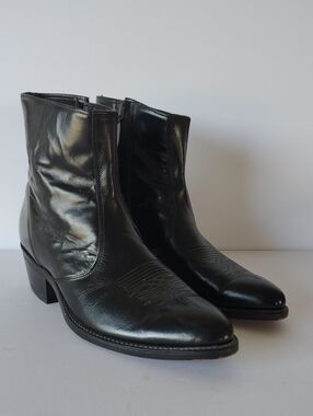 Laredo | Shoes | Laredo Mens Size 15 Ew Black Leather Cowboy  display picture 1